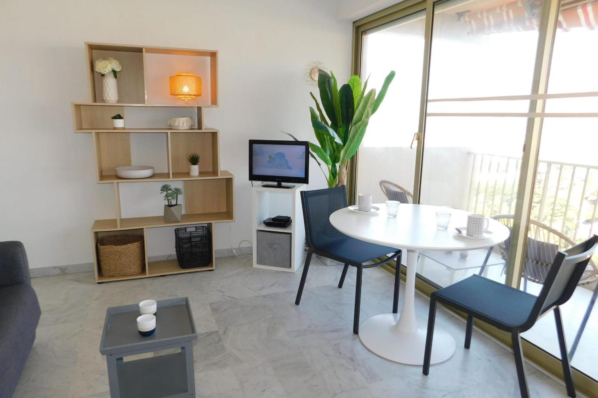 Charming T2 Eden Park With Swimming Pool Private Parking Apartamento Juan-les-Pins Exterior foto